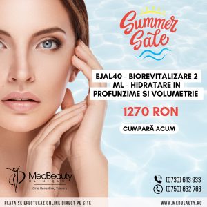 Ejal40 - Biorevitalizare 2 ml - hidratare in profunzime si volumetrie