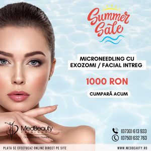 ⁠Microneedling cu Exozomi / facial intreg