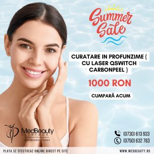 ⁠Curatare in profunzime ( cu laser QSwitch CarbonPeel )/ SEDINTA