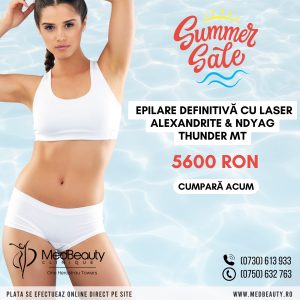 ⁠Epilare Definitivă cu Laser Alexandrite & NdYag Thunder MT