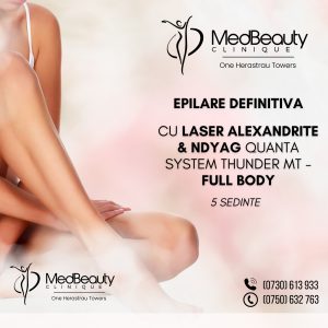 Epilare definitiva cu CU LASER ALEXANDRITE & NDYAG QUANTA SYSTEM THUNDER